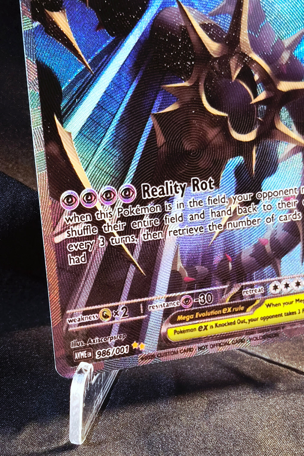 Custom TCG Card | Mega Giratina EX | Artist: AxisCorpsRep